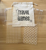 Reusable Acrylic Travel Games Set